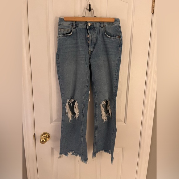 Cropped boyfriend jeans - Picture 1 of 5